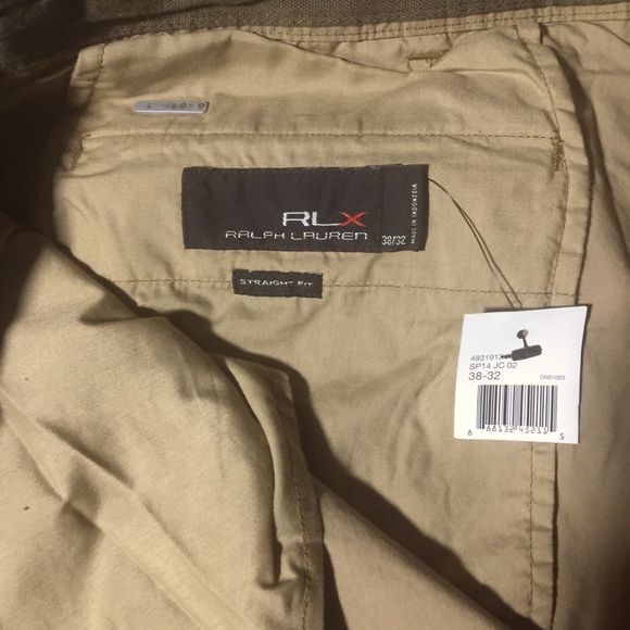 🛑SOLD🛑 missed out! 🔥RLX tan cargo/utility pants NWT🔥 38/32 straight - Picture 13 of 14